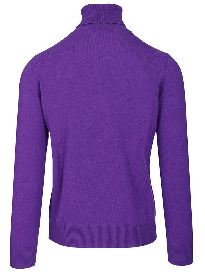 Al Duca D'Aosta Cashmere Turtleneck Knitwear - Violet | 6033e3bd0214f8ffb488cbf4a7d7df43e80077f2