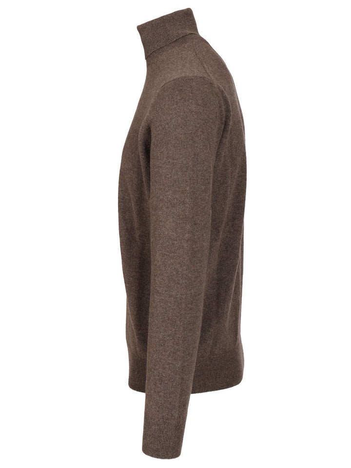 Al Duca D'Aosta Cashmere Turtleneck Knitwear - Brown | b69e3cb5b7c25d97329ef3b00aae3b84cbd697ad