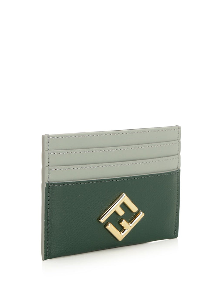 Fendi Ff Diamonds Wallets - Green | 74e6f40fcc3a1307b7b4b5ee60b8fccab55a3a8e