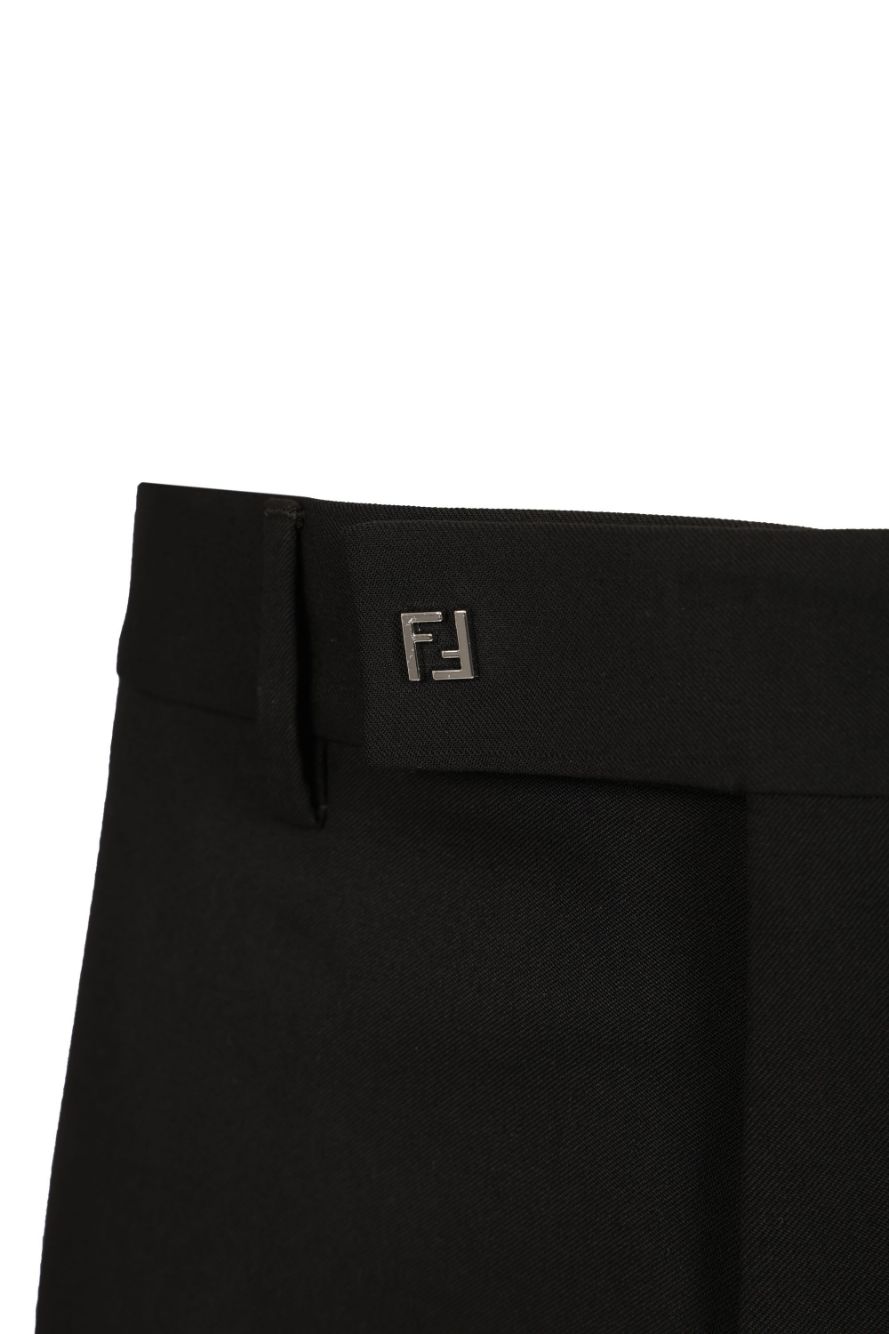 Fendi Cigarette Trousers - Black | 5e20aa64278f6e58590b5b8b7f08834e92fabec3