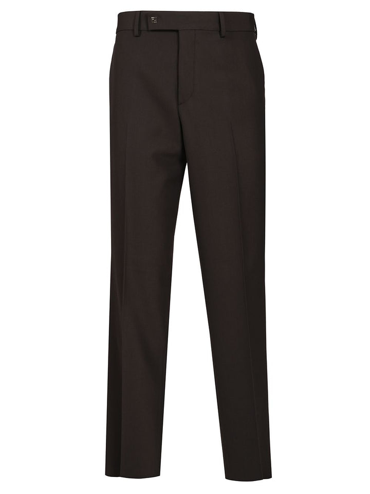 Fendi Wool Trousers - Brown | 3d77f99b98751e7575690a06268b11f975b94517