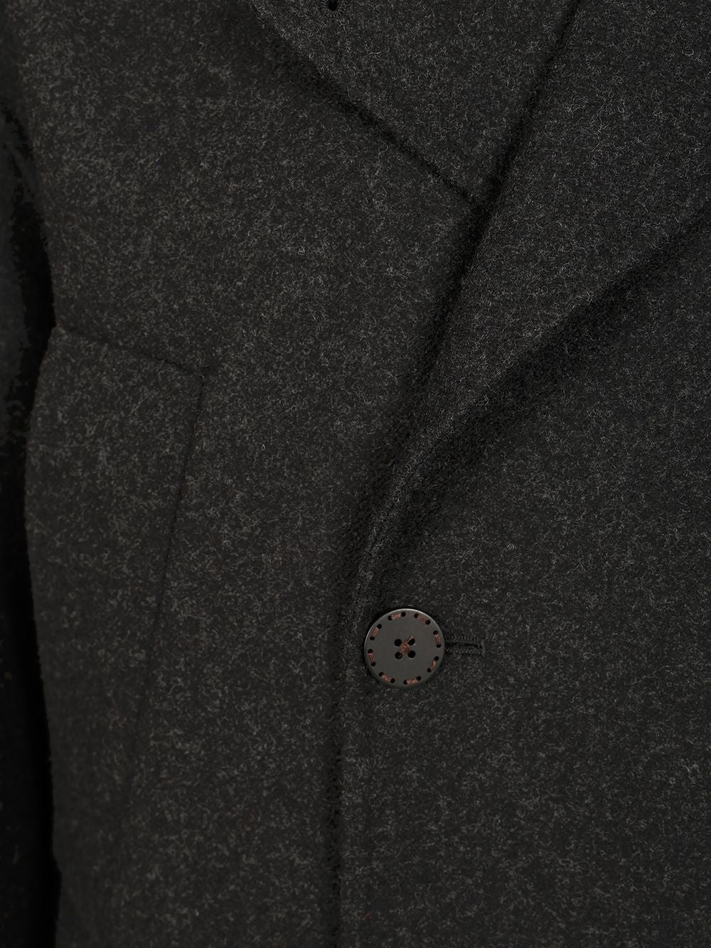 Fendi Wool Pea Coat Coats - Grey | b56575683a2ed870dae0f90b4ebc92481f569998