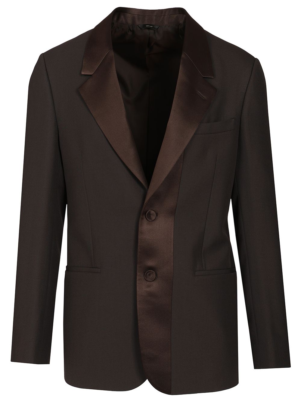 Fendi Brown Wool Crepe Blazer Jackets - Brown | fa11366142b91f7ea80a664b2d16455b4c67b1f0