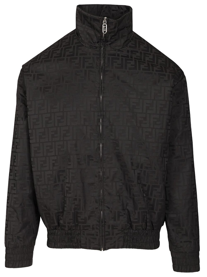 Fendi Black Ff Nylon Bomber Jacket Jackets - Black | 1fd1f55bfada555c8dc3b44dbb4e4ba62d8fbce9