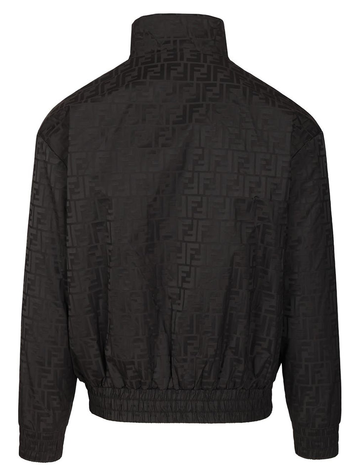 Fendi Black Ff Nylon Bomber Jacket Jackets - Black | 675ff02c217cc658c699613b52a916b7d1bdff8b