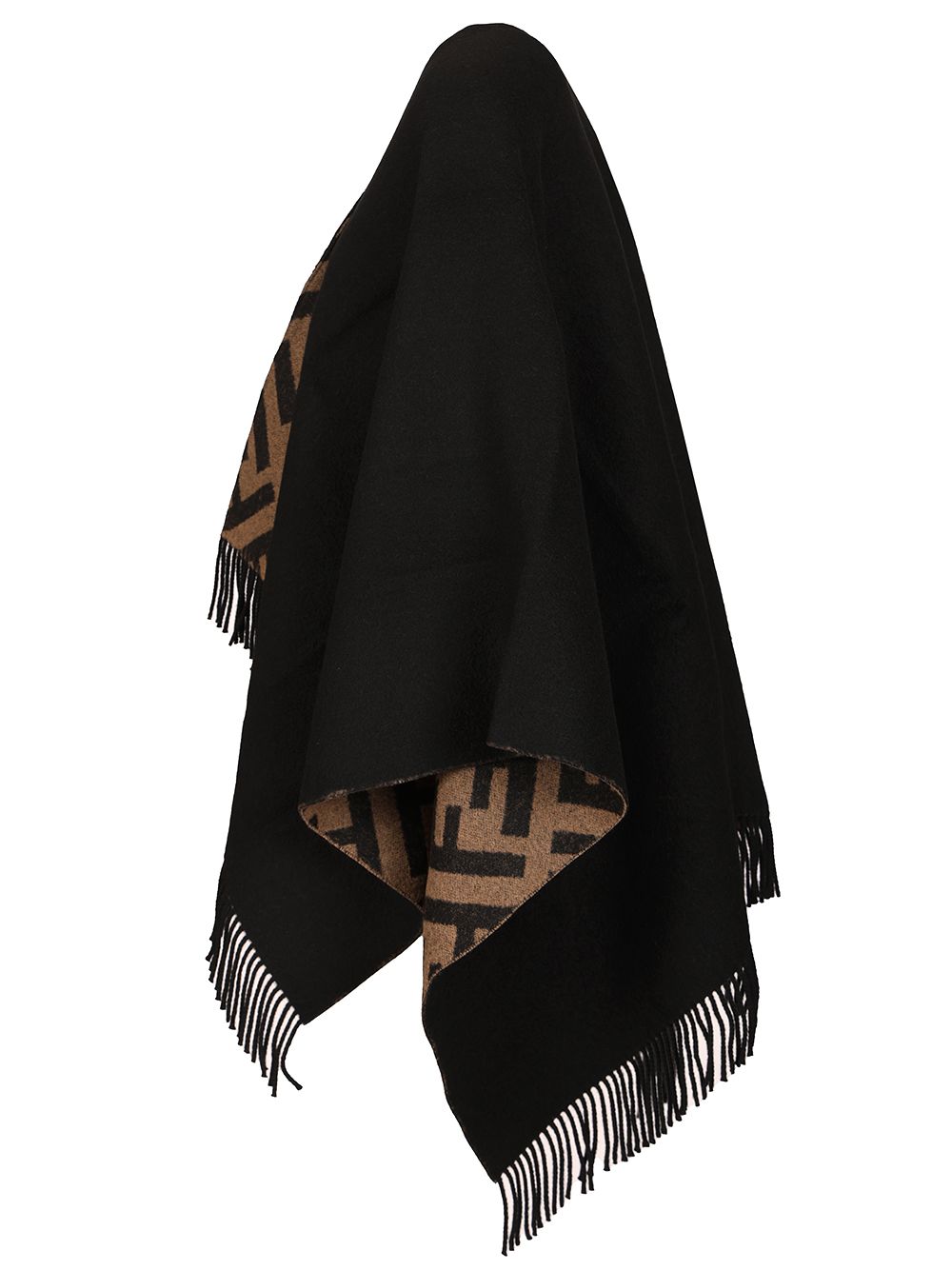 Fendi Reversible Cape Ff Scarves And Foulards - Black | 8049f71f76b52f4fbec83fe3b7f063892064709a