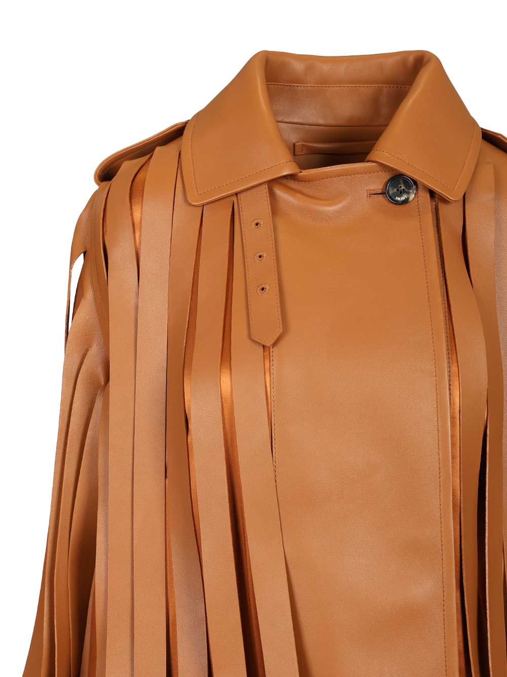 Loewe Lambskin Jacket Jackets - Brown | 5745078c0fb3e1c0a49e1e3c4dc3c934024141d3