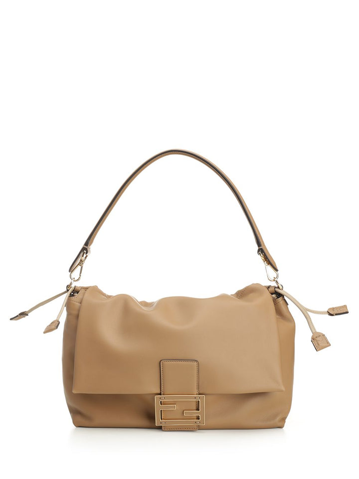 Fendi Mamma Baguette Shoulder Bags - Beige | 5331afc69e8b9b6fa464748a6b433213ca394630
