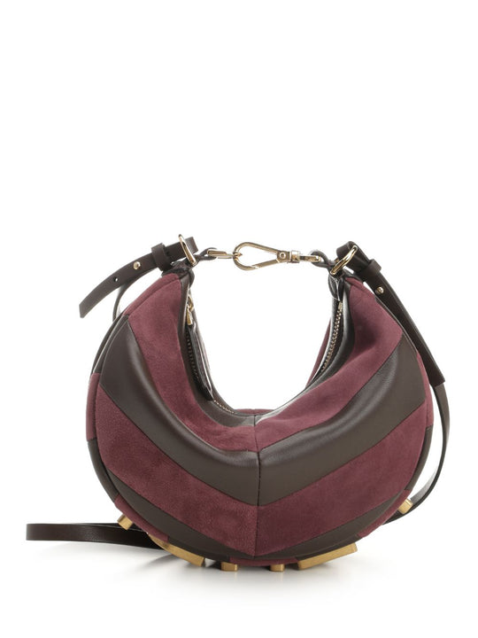 Fendigraphy Handbags Bordeaux