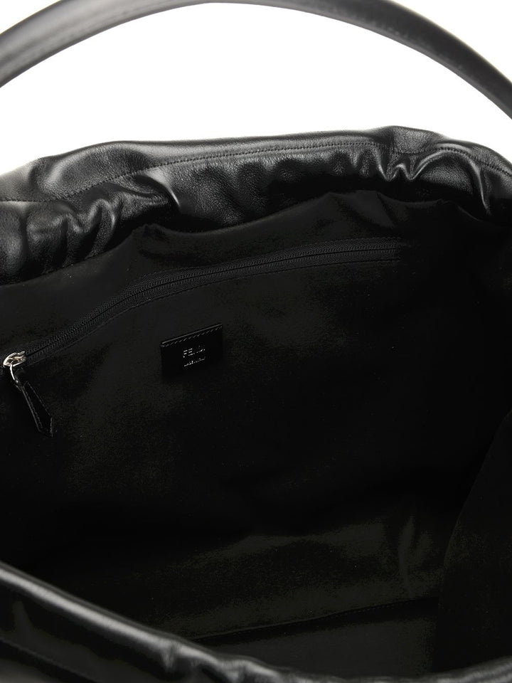 Fendi Flux Messenger Shoulder Bags - Black | 13333431be154419a4448a6b11dd2eb07fc94d2a