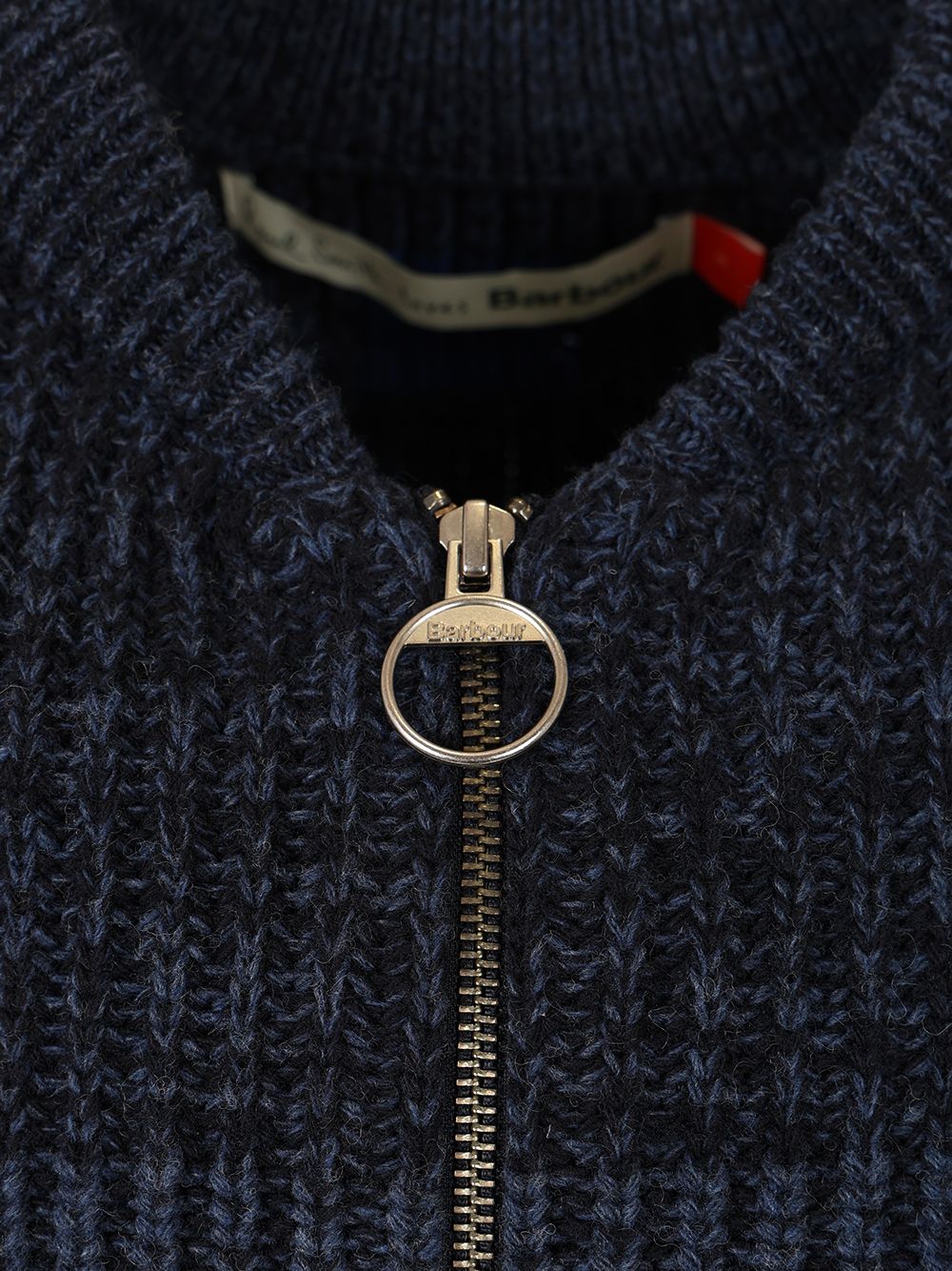 Barbour X Paul Smith Knitted Bomber Jacket Knitwear - Blue | 34b56052768ce12319e28d9fb8e9ebd4dffdae9a