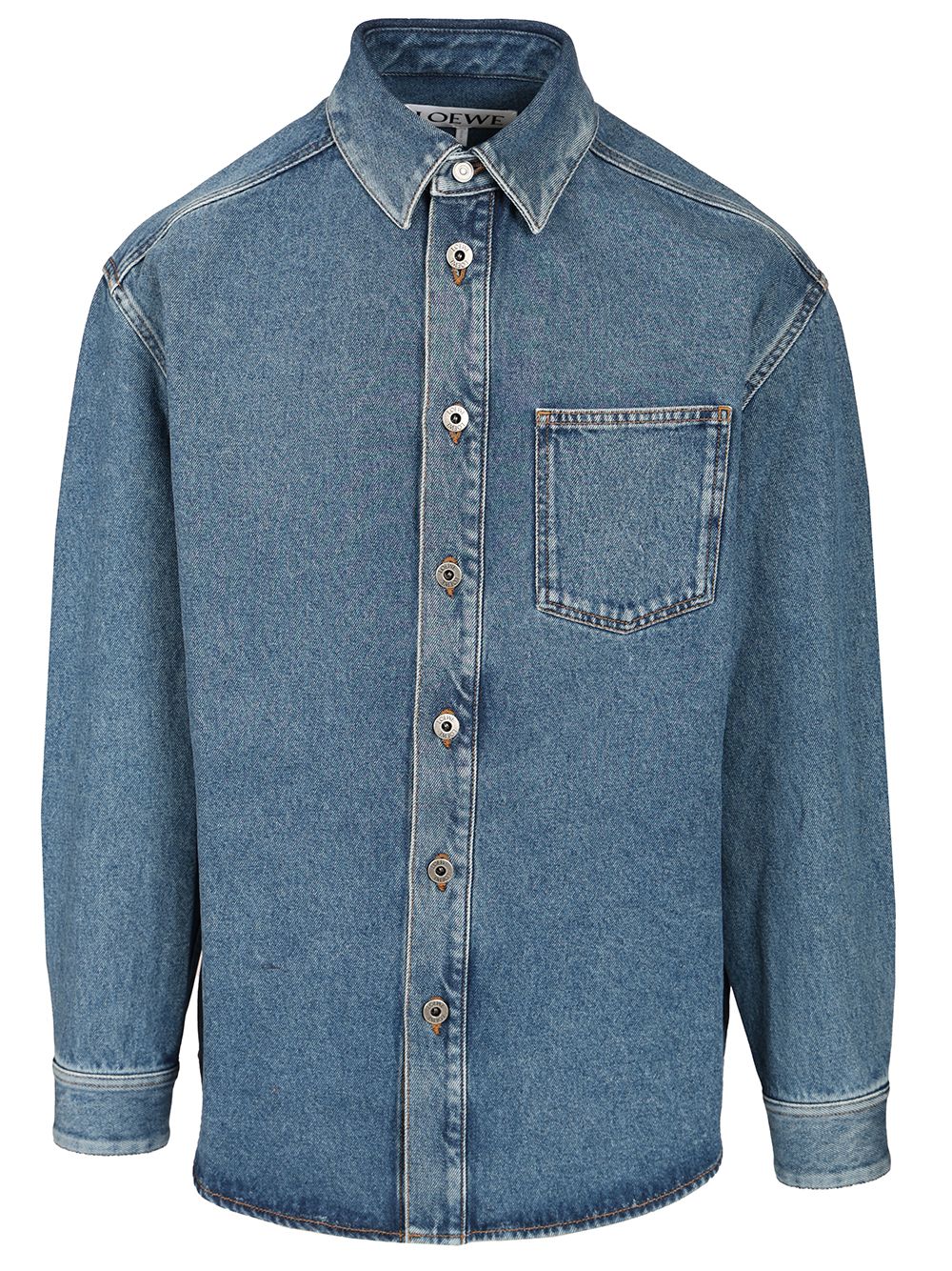 Loewe Anagram Shirts - Blue | dd1e7bcf1a4e39af991708bfddf1cbee767d3cb1