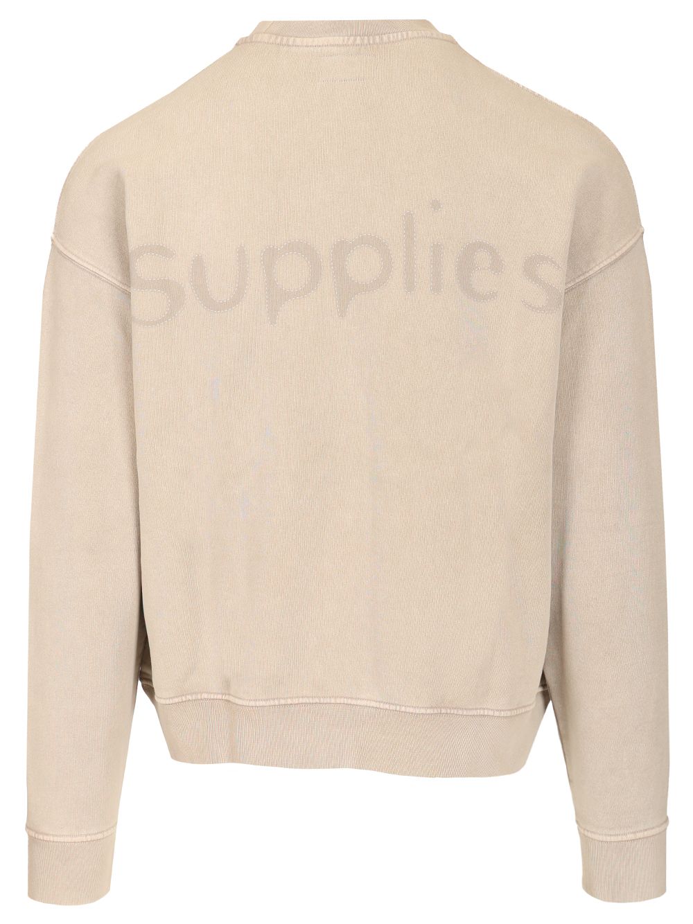 Amish Shadow Logo Cotton Sweatshirt Knitwear - Grey | 514a35b9e377287106a52e3b43b93ae352e70644