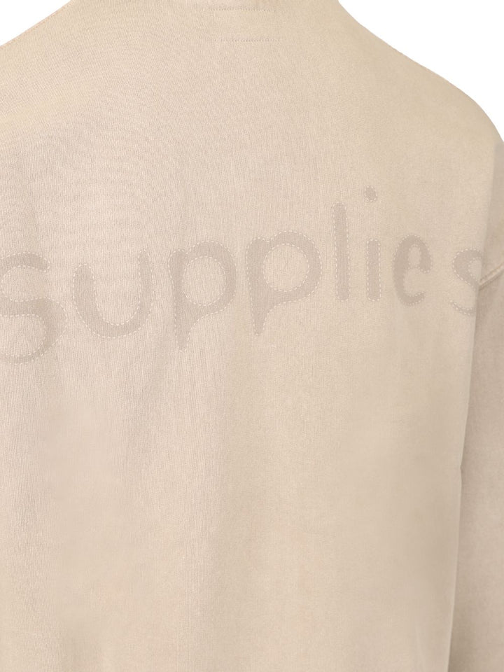Amish Shadow Logo Cotton Sweatshirt Knitwear - Grey | 1a5ceaa5b962b203d3dd218b241f2c3f62e76d58
