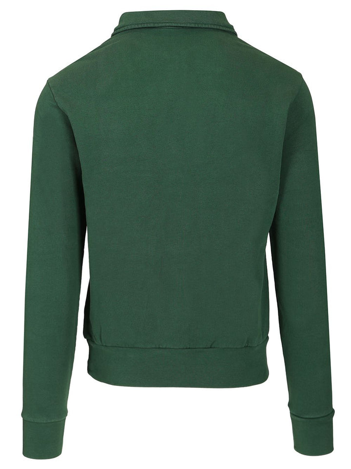 Polo Ralph Lauren Cotton Loopback Zip-Up Sweatshirt Knitwear - Green | ab10b1dcb7cc2510379caee59c354759e7986ad7