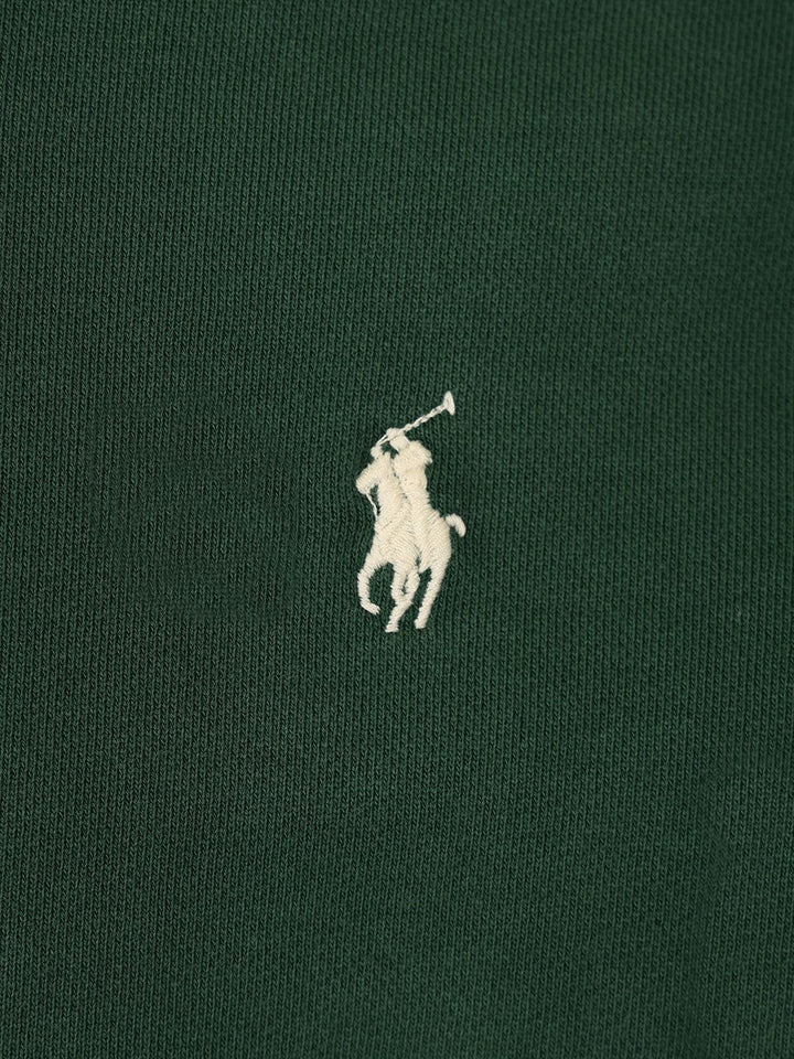 Polo Ralph Lauren Cotton Loopback Zip-Up Sweatshirt Knitwear - Green | f85376e3c4c9f44ec3022759a51f910379981f54