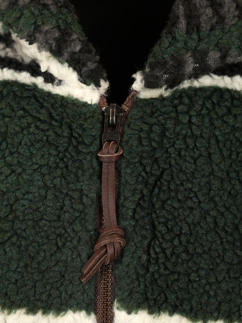 Polo Ralph Lauren Geometric Print Fleece Jacket - Canadian Blanket Jackets - Green | 0d61b32a77289ce695eb5621bf4c0463b5af470c