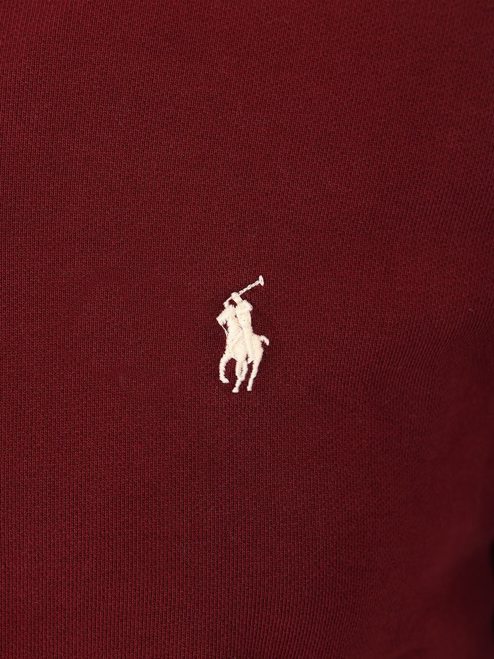 Polo Ralph Lauren Cotton Loopback Zip-Up Sweatshirt Knitwear - Bordeaux | 3bf0f6f058a17f28df46278f5493945dc926656c