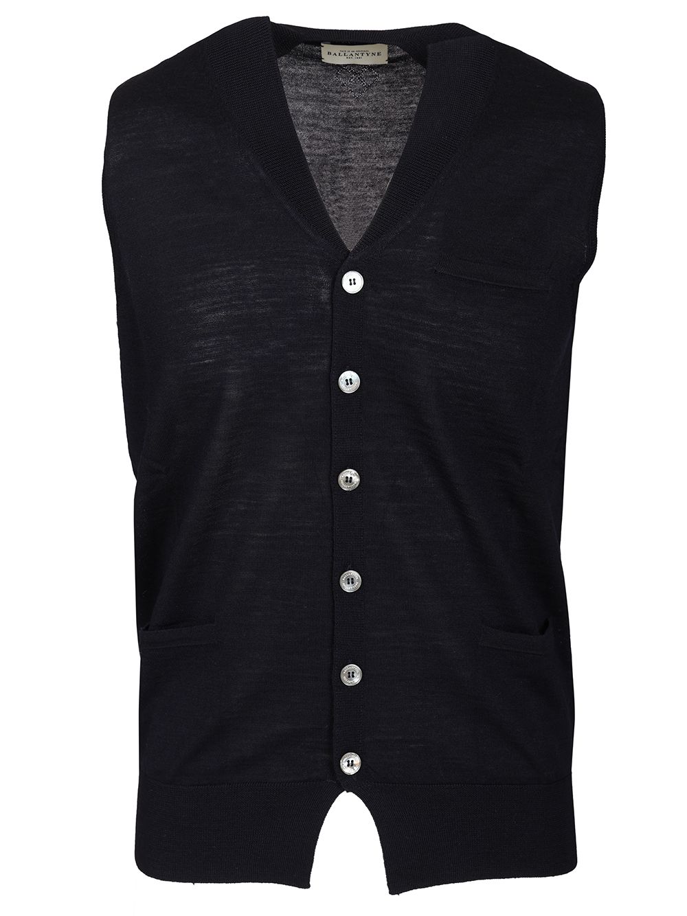 Ballantyne V-Neck Vest Jackets - Blue | 3f62cd145803fd518fa3eb8a4d120accb1148edf