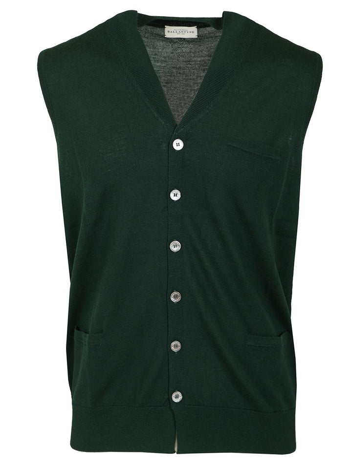 Ballantyne V-Neck Vest Jackets - Green | 1c4dcd508ab7a46633dd12e8101ab8713faafe4f