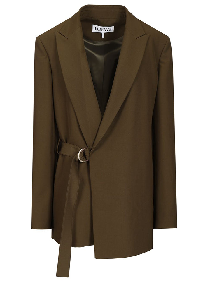 Loewe Tailored Jacket Jackets - Green | 410e1e3f377ac2fe92f4d6f98078bcac70ac3002