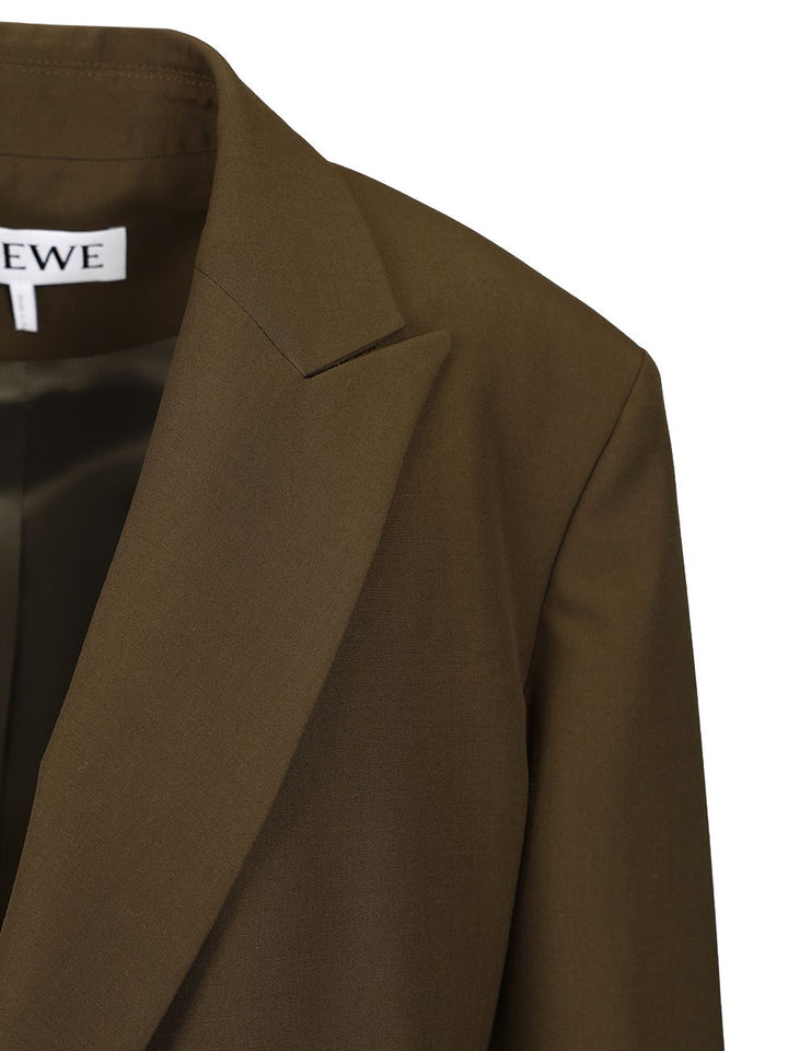 Loewe Tailored Jacket Jackets - Green | f2443de4178caa5dea3494d4b17adaedf1e91968