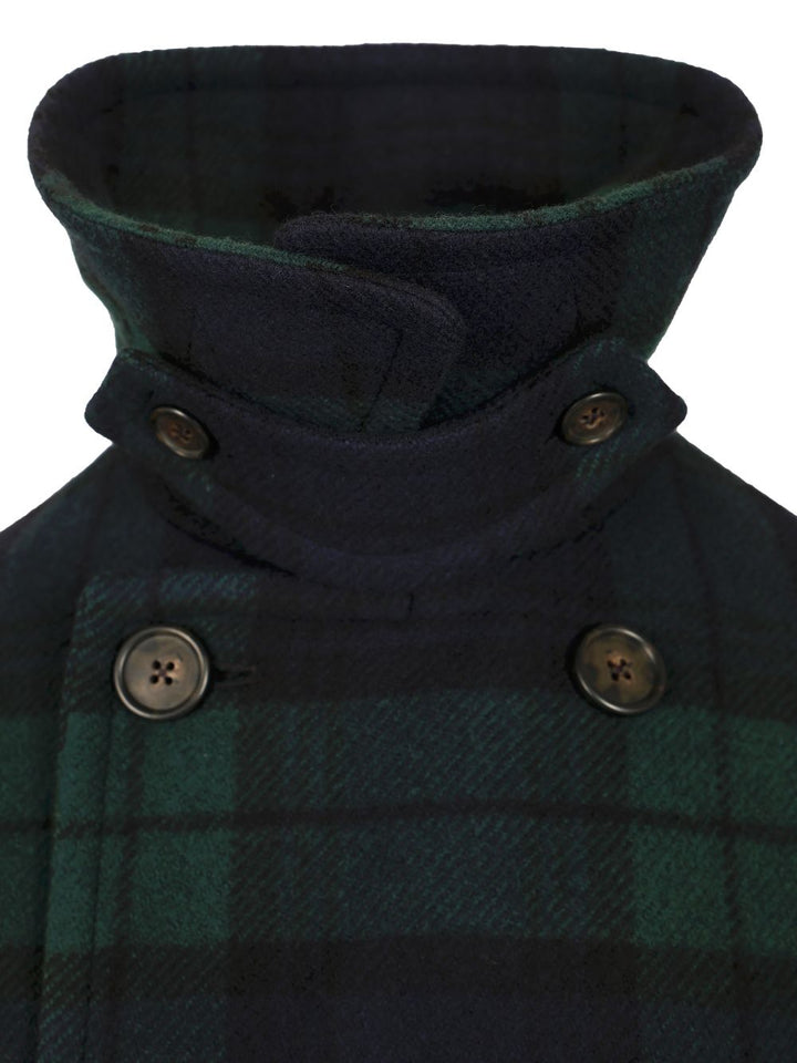 Polo Ralph Lauren Peacoat In Black Watch Coats - Green | 9194e829ac66ba1e0537f08875357af309d59954