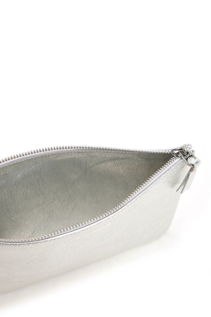 Comme Des Garcons Wallet Leather Pouch Small leather goods - Silver | 5c49d382f86c63758dbe784b9afc0185853f25b9