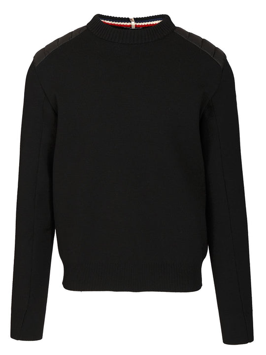 Crew Neck Sweater Knitwear Black