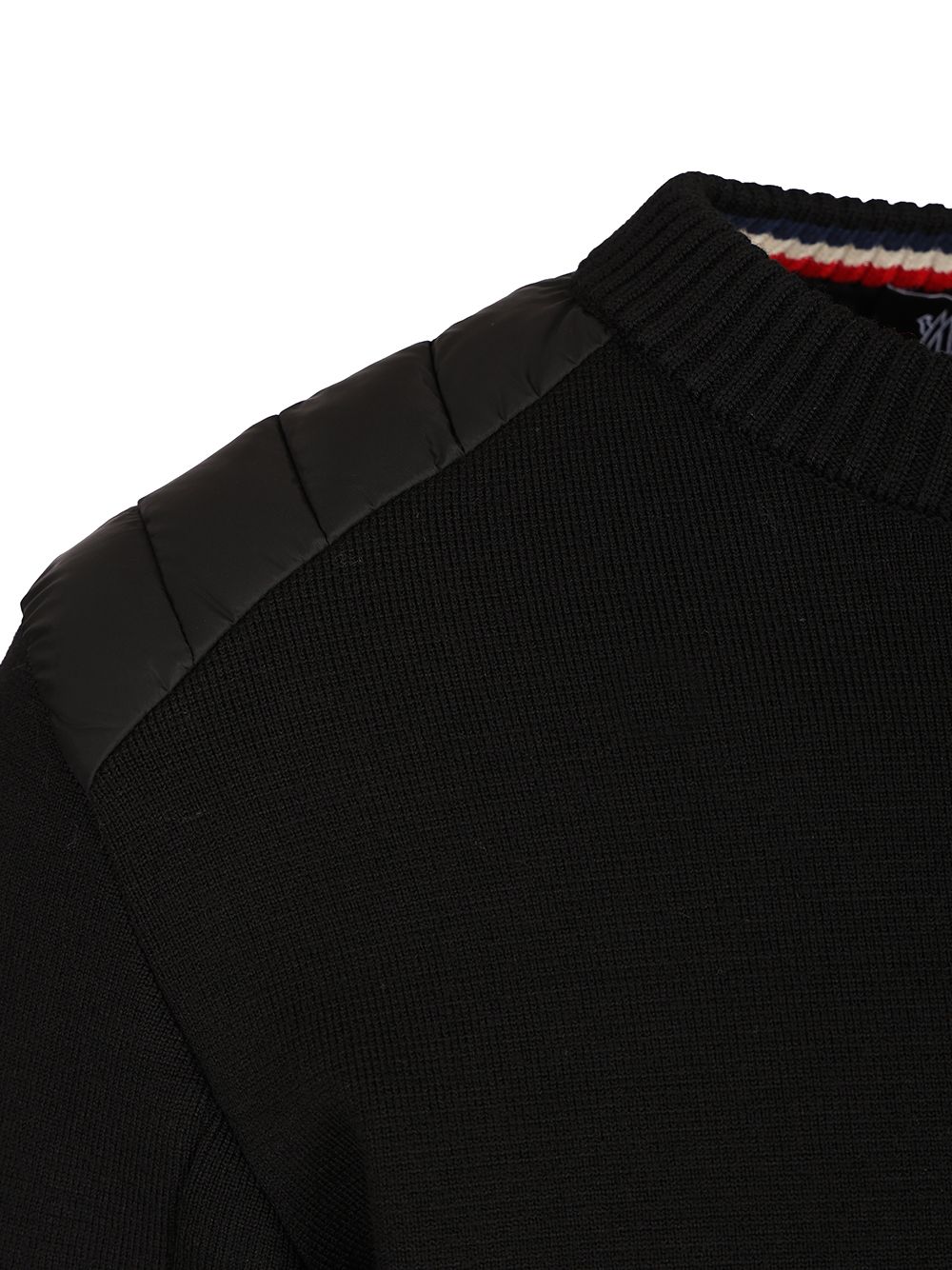 Moncler Grenoble Crew Neck Sweater Knitwear - Black | 7b79827eeb41b574fcf4a08ee62b667b2de5b104