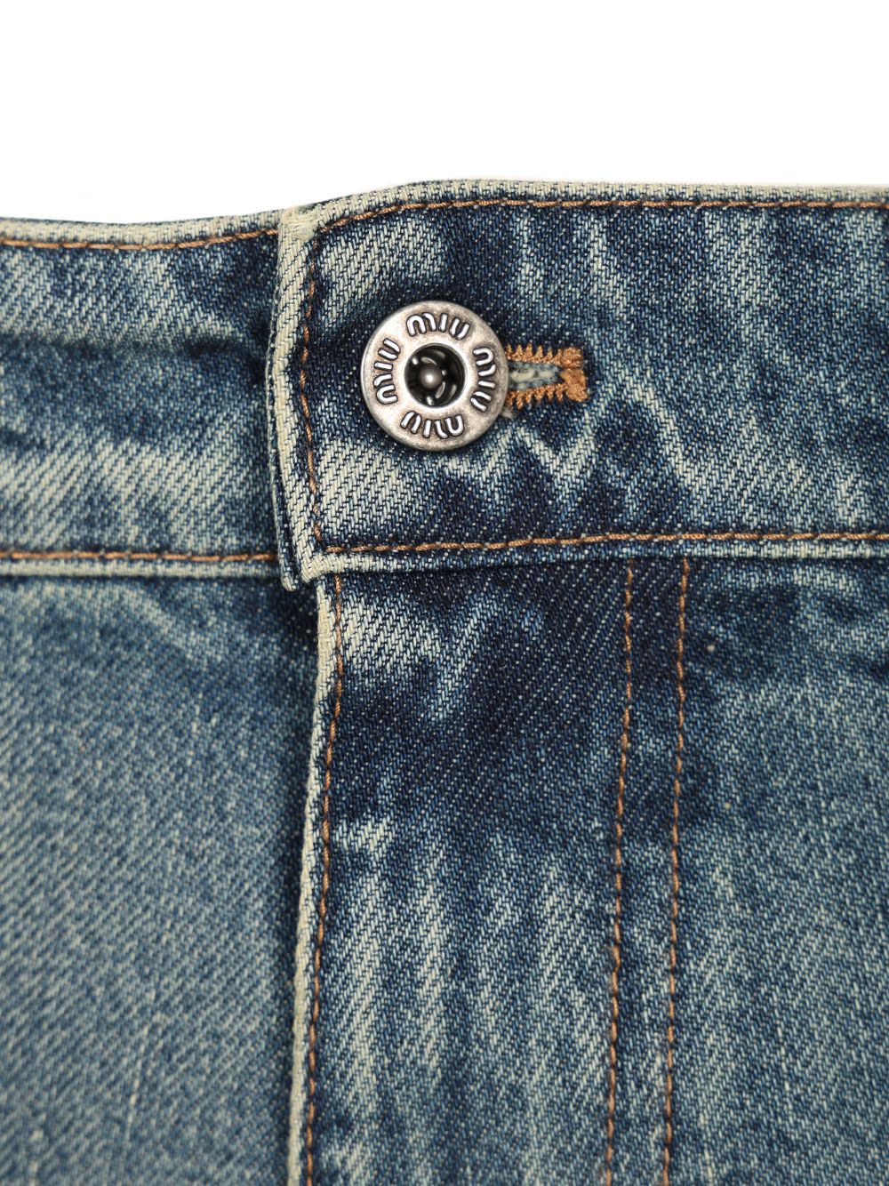 Miu Miu 5-Pocket Jeans - Blue | bc3a4363ed86e31b8f4b00d77592d8e91444a510