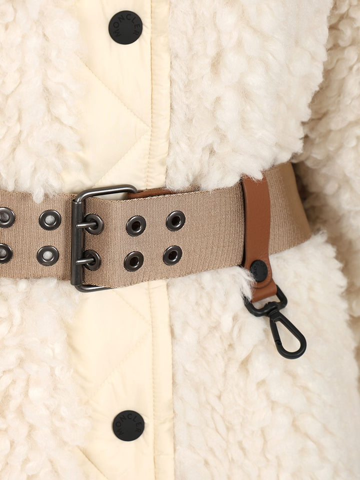 Moncler Grenoble Blavet Coats - White | 224fa75c8998a1e8cb46fb27ed71590c9350fdb5