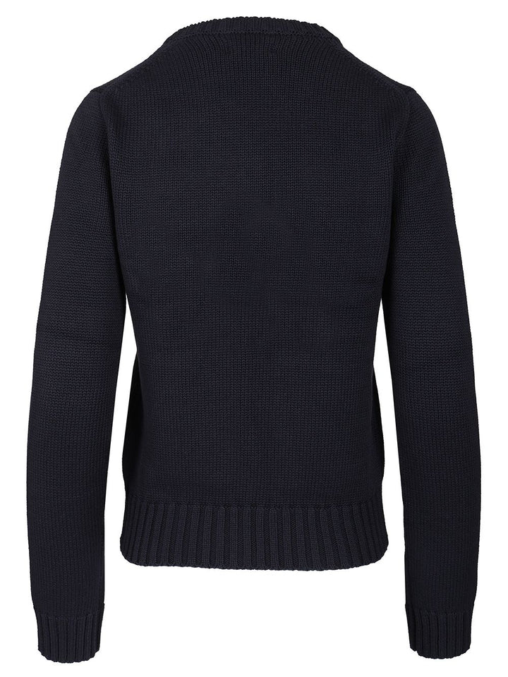 Polo Ralph Lauren Crew Neck Sweater Knitwear - Blue | f8ea86844f5dd9a7421a741803df2d78fd5c6d24