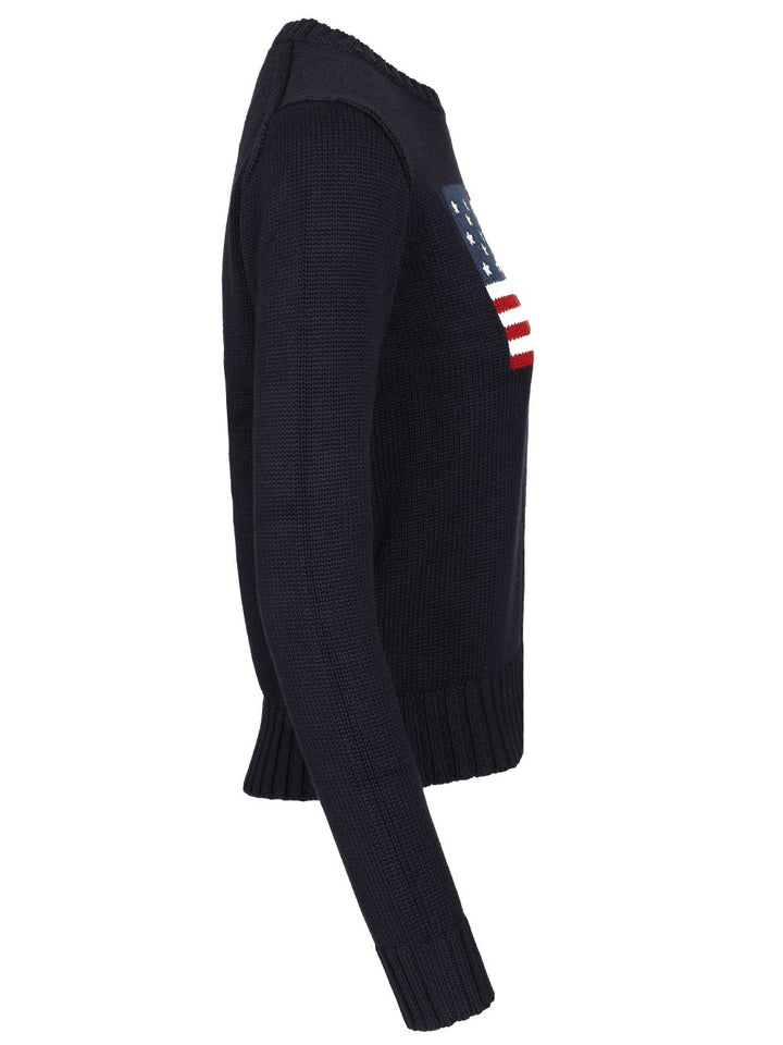Polo Ralph Lauren Crew Neck Sweater Knitwear - Blue | 501cddb444f595c2e5b1c605934a2f4e51445e9a