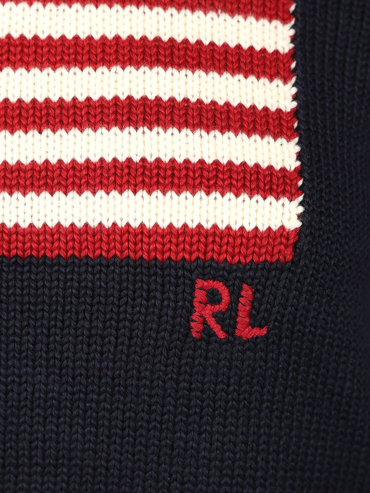 Polo Ralph Lauren Cable Knit Crew Neck Sweater Knitwear - Blue | 64d787827aefb281402e49db56713c04968cfa74