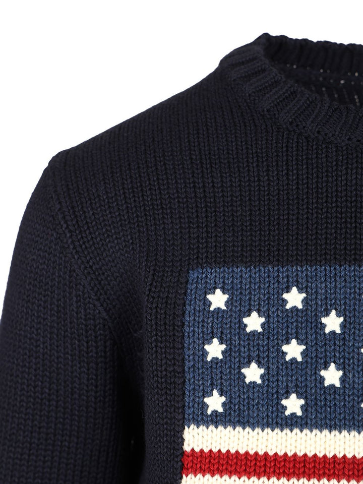Polo Ralph Lauren Crew Neck Sweater Knitwear - Blue | 6e4d95f3d8ba5b5e60509a247fe47cee63cb7157