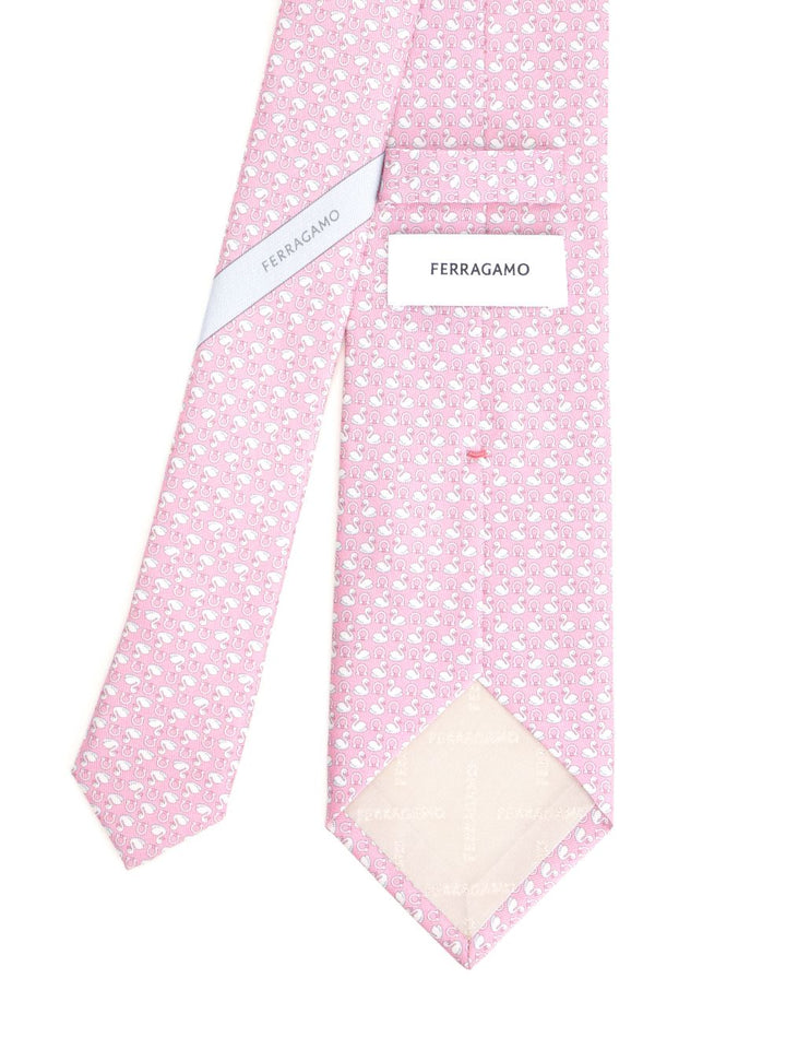 Ferragamo Silk Tie Ties And Bow Ties - Rose | da694cba844ba2e7aa3ce25eadd1a55a7c6ce79f