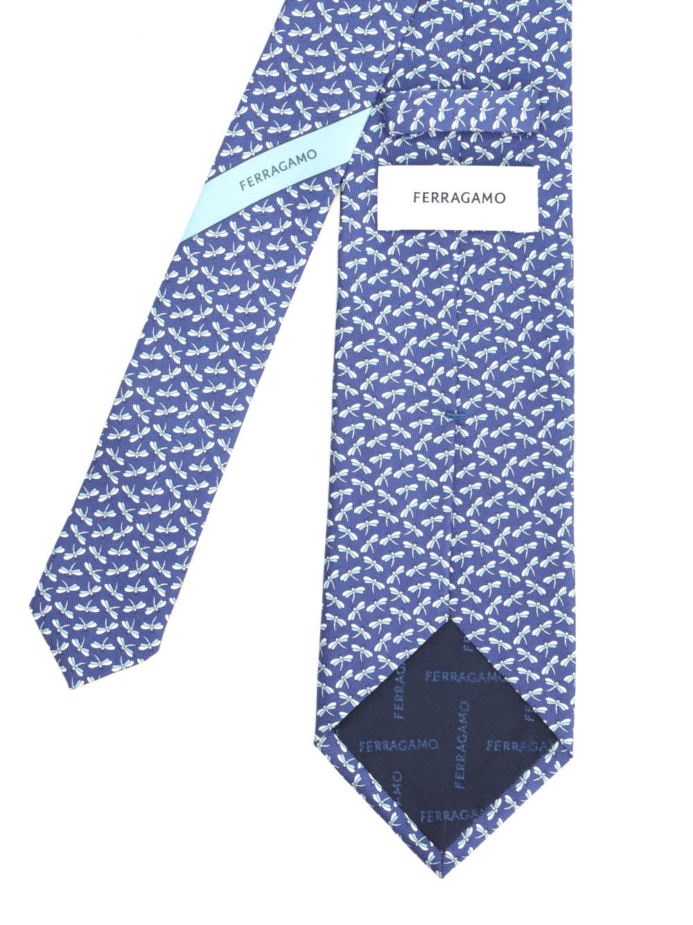 Ferragamo Silk Tie Ties And Bow Ties - Blue | 6957cc6036f14af5134b5fc8513741cbfbe697c5