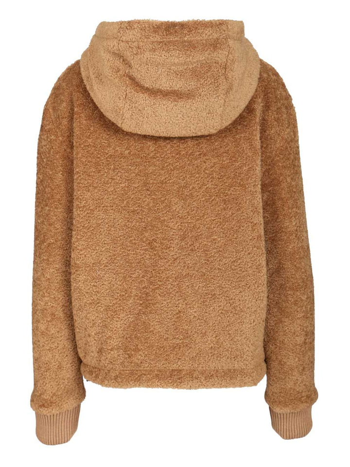 Moncler Padded Sweatshirt Knitwear - Black | 2e0a4586268223a4c3a9cac0c81ab954b287a4fd