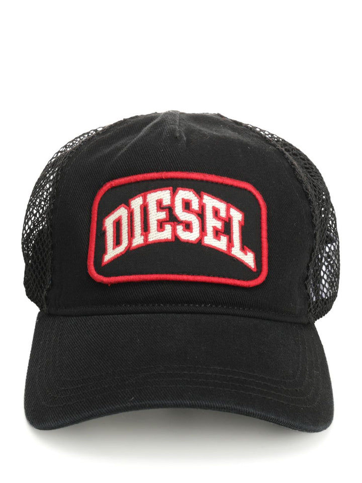 Diesel C-Meshy Hats - Black | ada70eb81de596038a8444dad80a0a3f663eb3b8