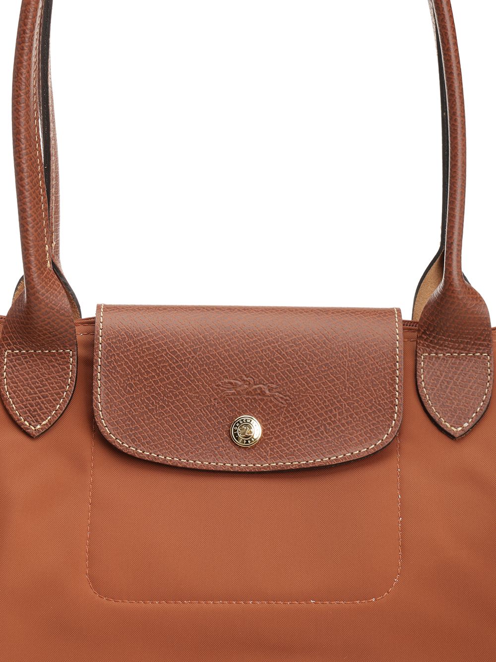 Longchamp Paris Le Pliage Original Shoulder Bags - Brown | 3662d6fb7c68f42e2e4e2d481016f175209f7896