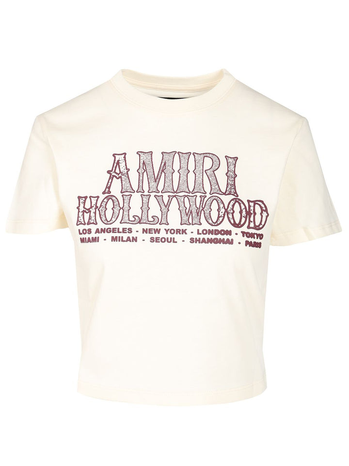 Amiri Hollywood Baby T-Shirt - Beige | e10375f362f02d3c863b035de8452345bc18e7b1