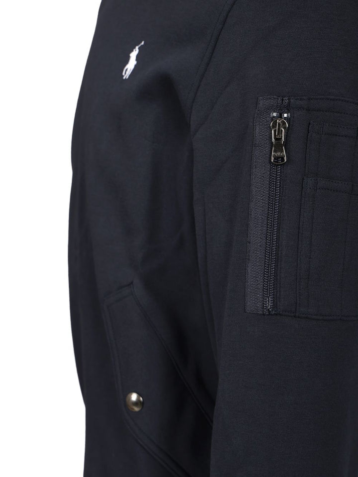 Polo Ralph Lauren Double-Knit Bomber Jacket Jackets - Blue | 14adf5a52e4ae2329fbac58a2d558432b9155de8