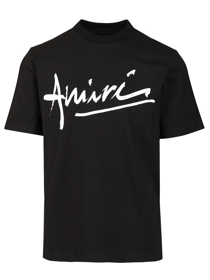 Amiri Script Tee T-Shirt - Black | 6b35448b9d851d5cfedbad40d2ff6c4e9b7d1851