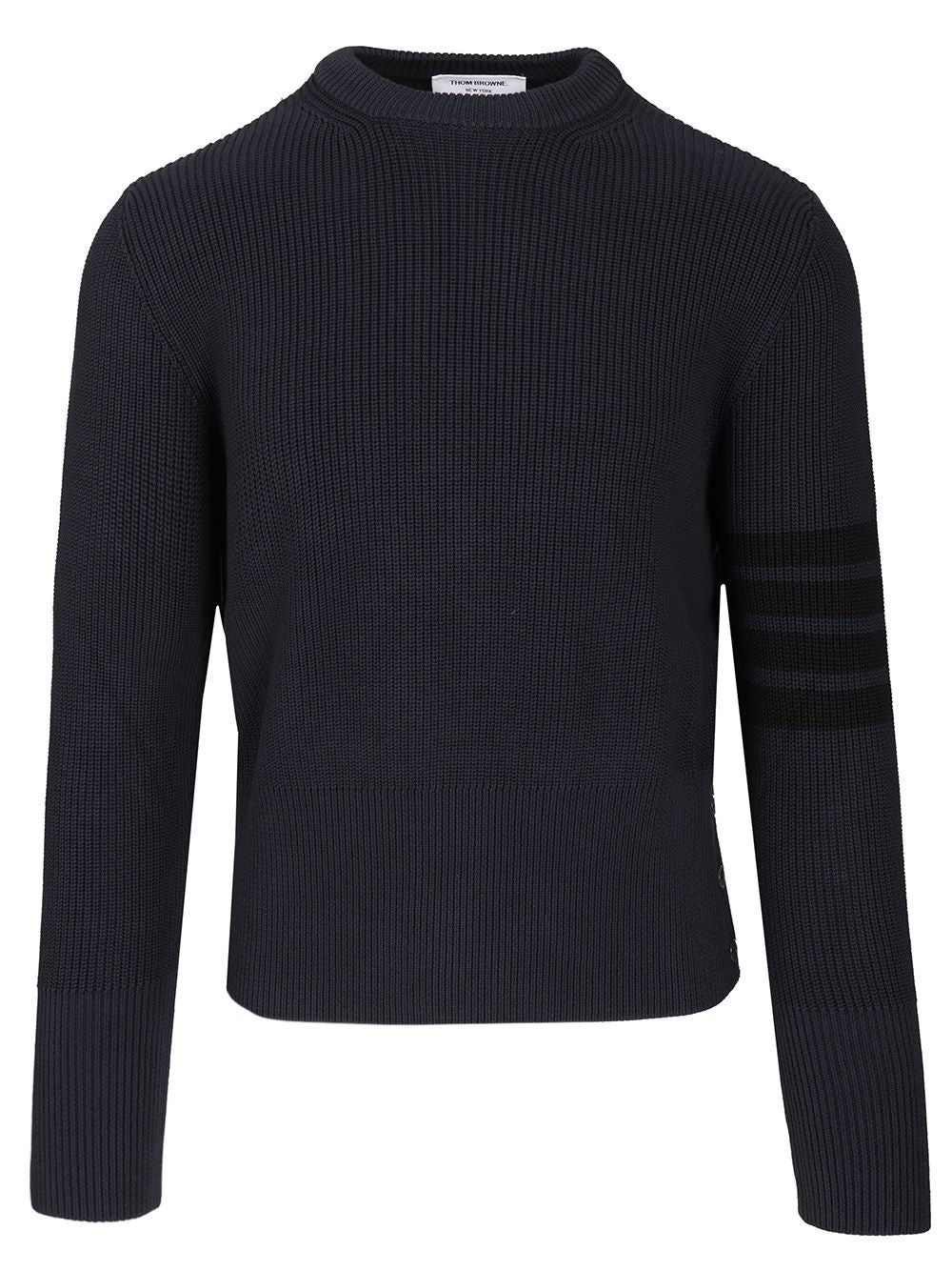 Thom Browne Cotton Sweater Knitwear - Blue | 81e90ef25c8ae05ece4a7540dbaadb282f2b61e9