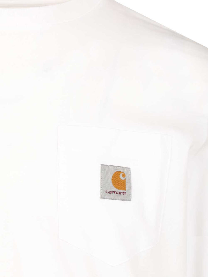 Carhartt Wip Jersey T-Shirt - White | 02b229035fc503f16aaea9a5951c57b3e620029f