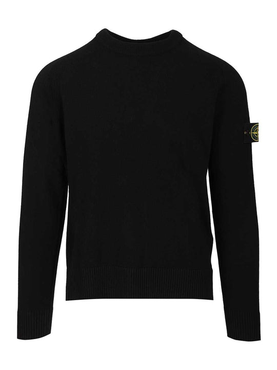 Wool Sweater Knitwear Black