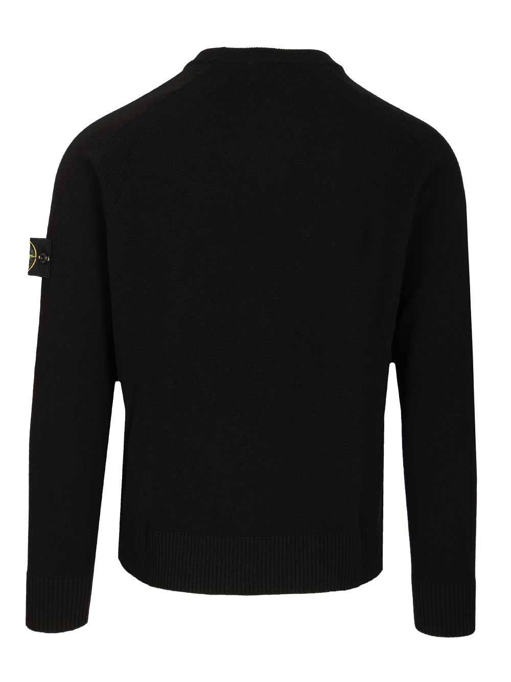 Stone Island Wool Sweater Knitwear - Black | 39d4059d062ec1a7d3980f4b9701a892ead8303f