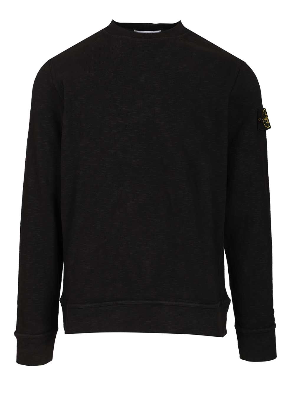 Stone Island Crewneck Sweatshirt Sweatshirts - Black | 72840bb2494339682c20c91477027d489bfa5bd8