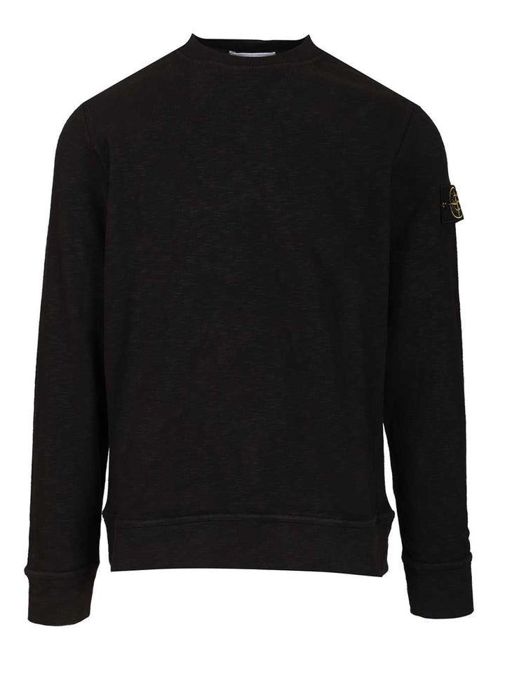 Stone Island Crewneck Sweatshirt Sweatshirts - Black | 72840bb2494339682c20c91477027d489bfa5bd8